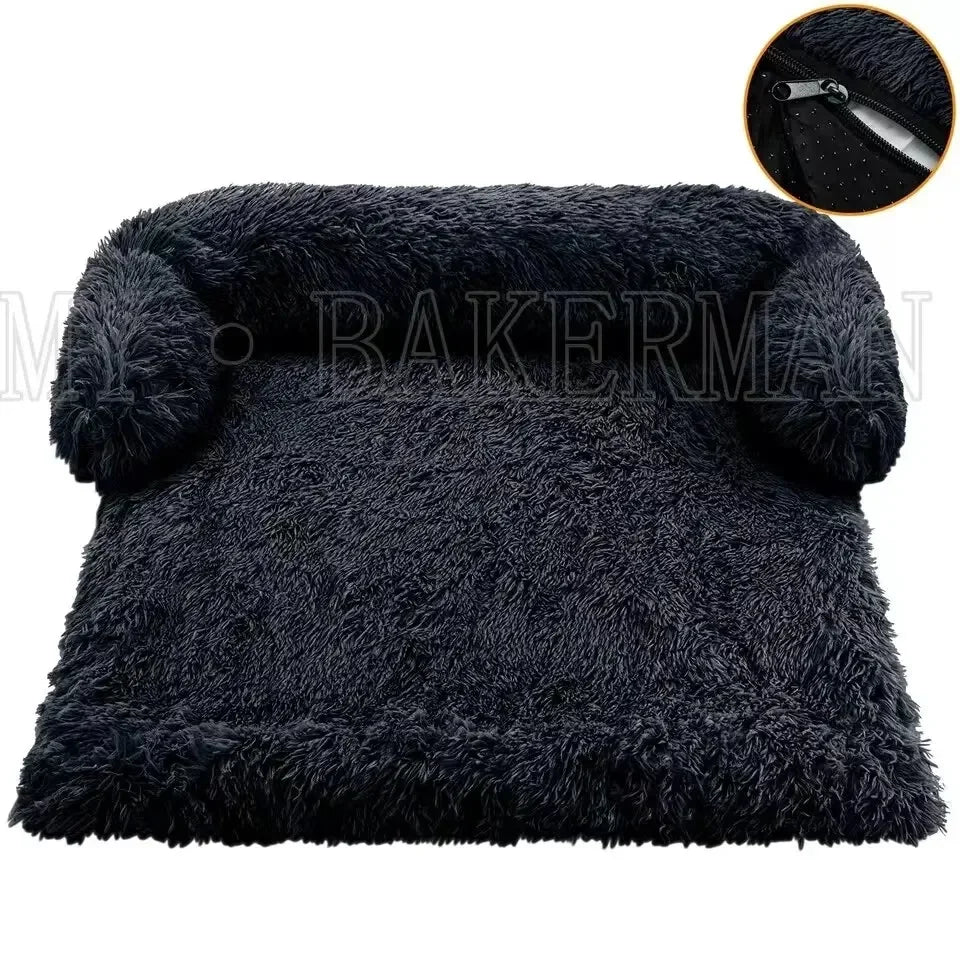 Pet Dog Bed Sofa Large Dog Sofa Bed Dog Pet Comfortable Bed Warm Cover Washable Soft Furniture Protective Pad Cat Blanket