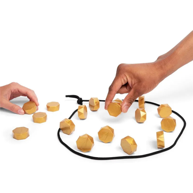 10 Colors Family Party Games Magnetic Stones Chess Game Interactive Magnet Board Strategy Game for Kids Adults High Quality Longest Side 3.4cm Home Games