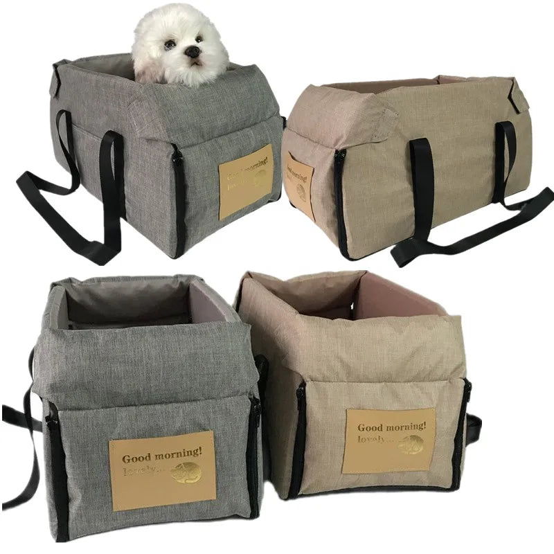 Portable Car Safety Pet Seat For medium/Small Dogs Cat Travel Central Control Cat DogBed Transport Dog Carrier Protector DogBags