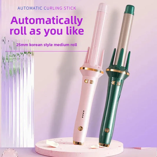 4 Colors UK/US/EU Plug Convenient Automatic Negative Ion Hair Curling Iron Large And Small Curl Special for Home Dormitory Student Use
