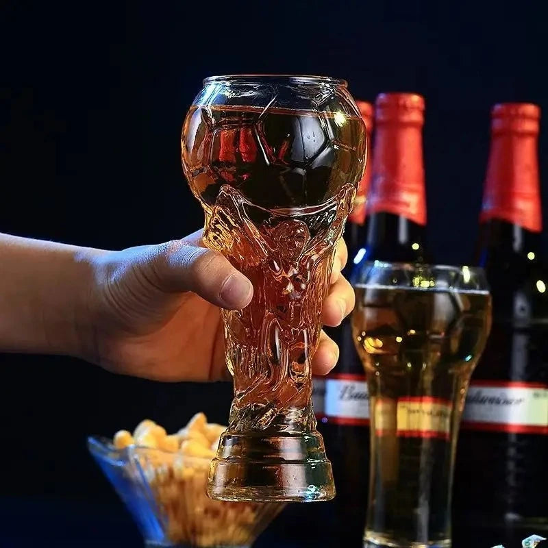 2026 World Cup 5 PCS Set 600ml Creative Football Shaped Beer Mug Large Capacity Unique Bar Pub Night Club Hotels Restaurants Collectible Glass for Drinks Gift for Soccer Fans Drinkware Barware Accessories