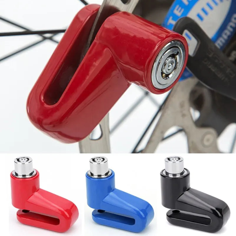 Motorcycle Bike Anti Theft Wheel Disc Brake Lock Safety Disc Wheel Lock Mountain Road Bike Padlock with Keys