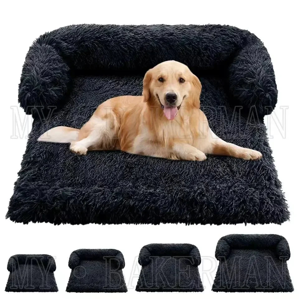 Pet Dog Bed Sofa Large Dog Sofa Bed Dog Pet Comfortable Bed Warm Cover Washable Soft Furniture Protective Pad Cat Blanket