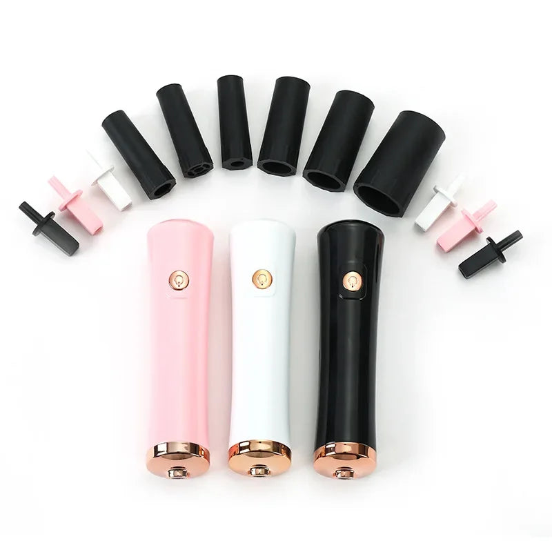 NEW Arrivals 9PCS Full Set Electric Eyelash Glue Shaker Wake-Up Device Nail Polish Tattoo Ink Pigment Lash Glue Shaking Machine Make-Up Tool
