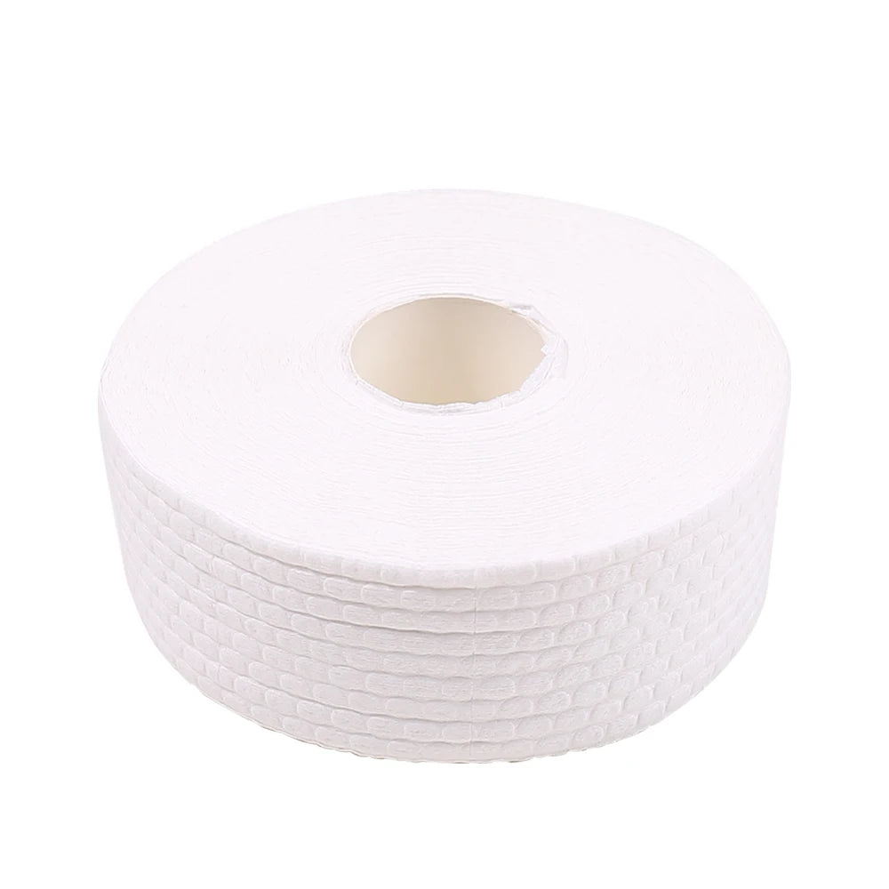 1000 PCS Set Roll Nail Cotton Wipes UV Gel Nail Tips Polish Remover Cleaner Lint Paper Pad Soak Nail Art Cleaning Manicure Tools Set Nail Care Supplies
