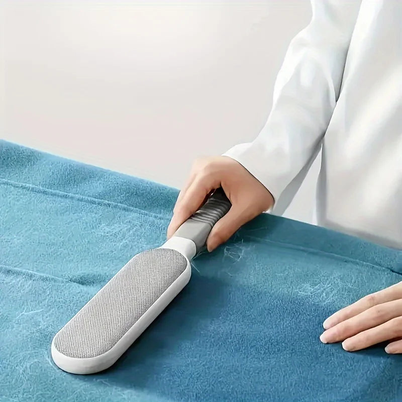 31cm (12.2inch) Long Double-Sided Pet Hair Remover, Manual Electrostatic Sticky Lint Brush, for Cat, Clothing, Sofa, Furniture,  Carpet Cleaning