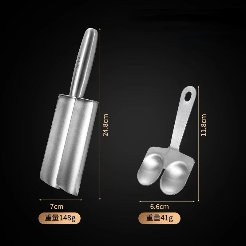 1/2/3 Slots Links Make Easy-Release Non-Stick Meatball Maker Set - Manual Meatball Spoon for Effortless Fish Balls-Ideal Kitchen Tool for Home Cooking Accessories