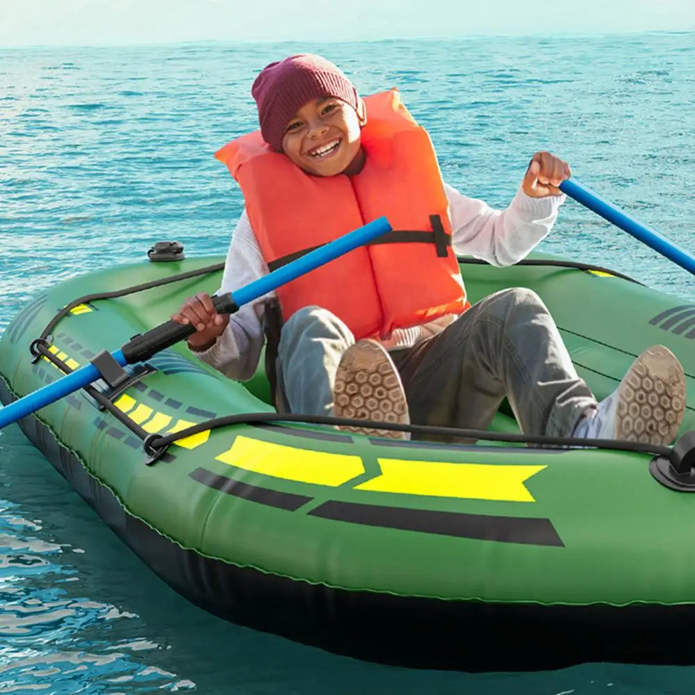 192*113*40cm Portable Inflatable Boat Canoe Fishing Kayak Rafting & Fishing Boats Raft With Oars Pump For Adults Summer Water Sports Supplies