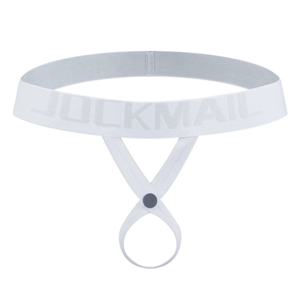 Adult Cockstraps Men Jockstrap Panties Sexy Thongs G String Adjustable Mobile Buttons Ring Penis Cockring Gay Underwear Thong Lingerie