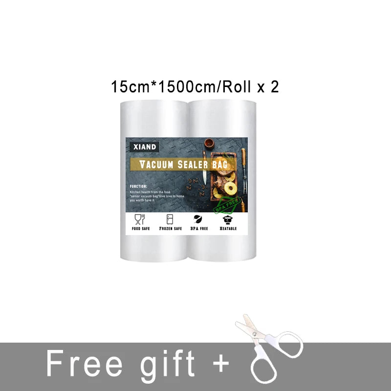 NEW Vacuum Bags For Food Storage Bags Vacuum Sealer Food Bags Vacuum Packaging 12/15/20/22/25/28cm*1500cm/Rolls Kitchen Accessories