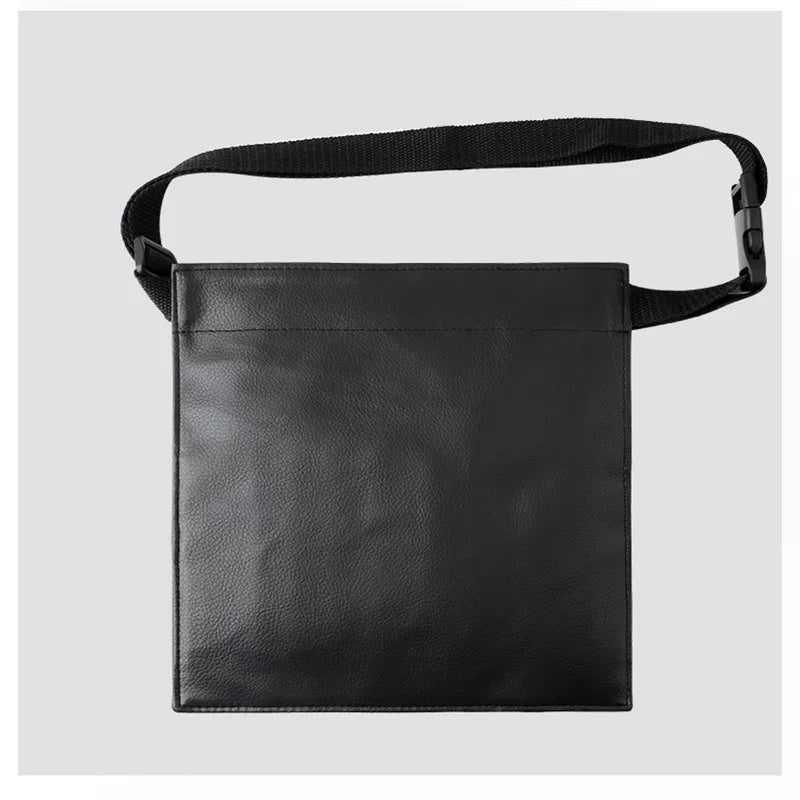 NEW Arrivals Professional 1PC Black Cosmetic Make-Up Brush Holder 2 Arrays Apron Bag with Artist Belt Strap for Women Hairdressing Scissor Bag Women Cosmetic Accessories