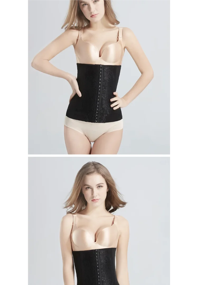 Mesh Embroidered Corset Body Shaper Waist Trainer Original Girdles For Women Belly Tightening Control Shapewear Female Ladies Luxury Underwear Fashion Clothing Supplies