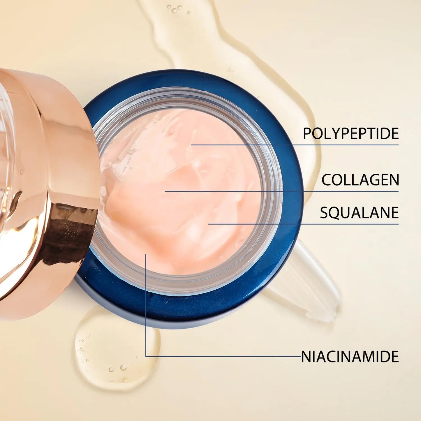 2 PCS Set Japanese Collagen Face Cream Lifting Firming Cream Moisturizing, Illuminating, Reduces Wrinkles & Fine Lines Brighten Skin Women Skin Care Supplies