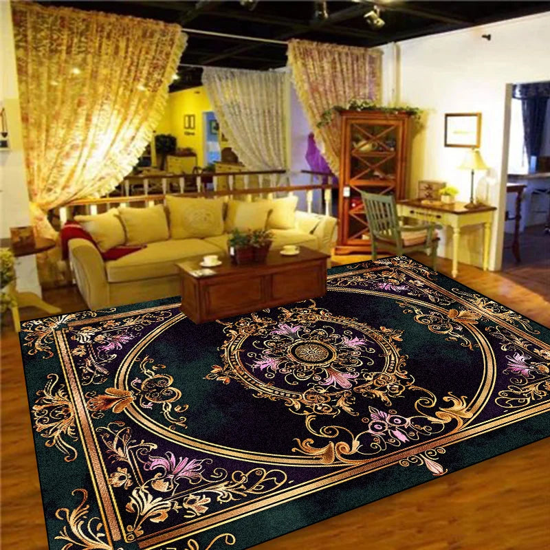 NEW Arrivals 10 Patterns European Light Luxury Carpet Living Room 200x400cm Rug Large Size Decoration Bedroom Persian Carpet Washable  Floor Mat Non-Slip Carpet