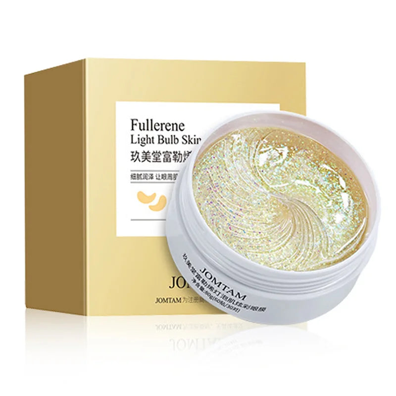 NEW 60 PCS Set Korean Crystal Collagen Eye Mask Anti Dark Circle Eye Bags Removal Hydrating Firming Eyes Gel Sleeping Masks Moisturizing Eye Patch Women Skin Care Accessories Korean Products Supplies