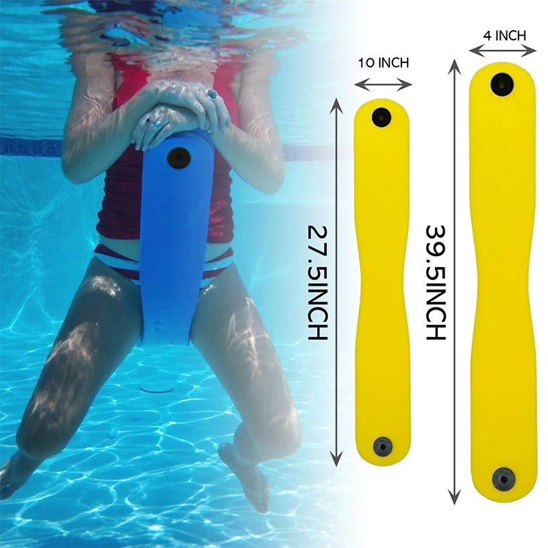 NEW Arrivals 3 in 1 Set Adult-Children's Water Chair, Floats Float-N-Fold Water Chair, 3in1 Foldable Non Inflatable Foam Floating， Folding  Design Chair Home Swimming Pool Beach Water Chair