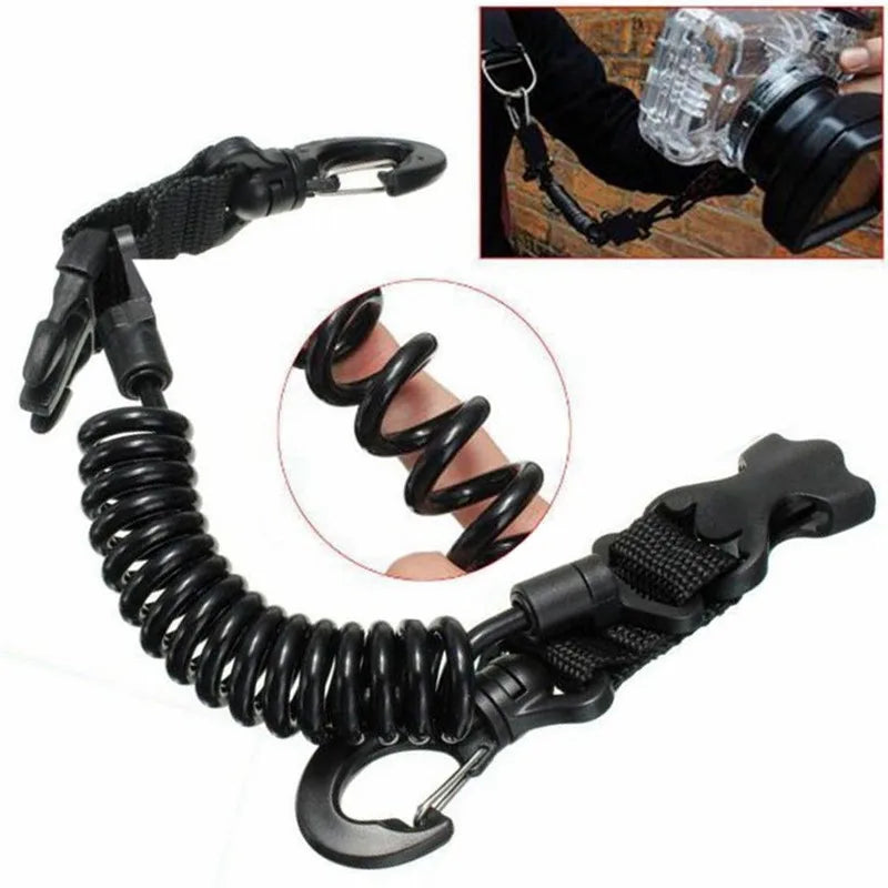 High Quality Scuba Diving Dive Anti Fall Rope Canoe Camera Lanyard Quick Release Buckle Clips Kayaking Swimming Sports Accessory