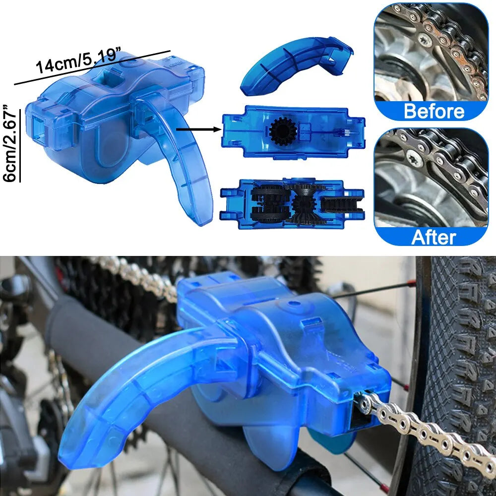 Bicycle Chain Clean Brush Cleaner Bicycle Chains Gear Grunge Brush Cleaner Bike Wash Tool Set Bicycle Repair Tools