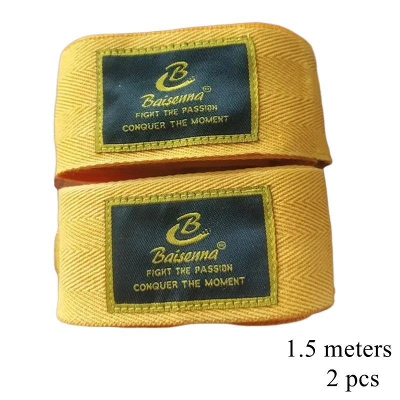 2 Rolls Set 1.5/2/3/5M Cotton Boxing Bandage for Women Men Kids Sports Strap Kick Boxing MMA Hand Gloves Wraps Belt Boxing Sports Wraps Bandage Sports Accessories