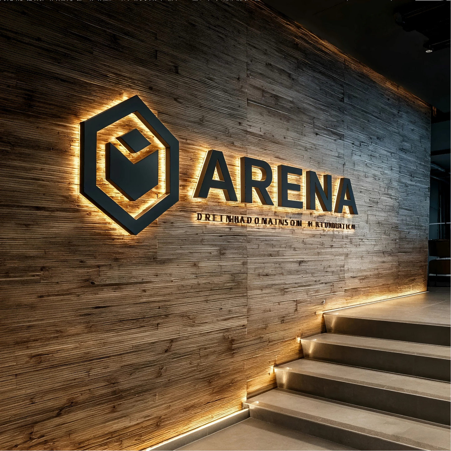 Custom and Contact Us 3D Led Business Signs Outdoor Led 3D Shops Signs for Business Indoor Metal Business Logo Signs