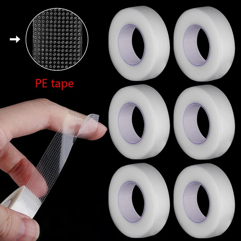 5 Rolls Eyelashes Extension Tape PE Adhesive Tools Under Eye Pads For Micropore Lashes Grafting Supplies Lash Lifting Tapes Women Cosmetic Accessories