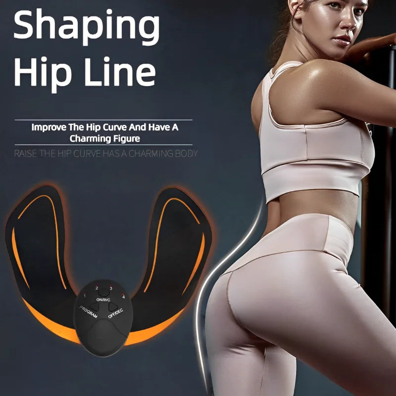EMS Wireless Buttocks Hip Trainer Muscle Stimulator Abdominal ABS Fitness Body Slimming Massager For Men Women Training Device