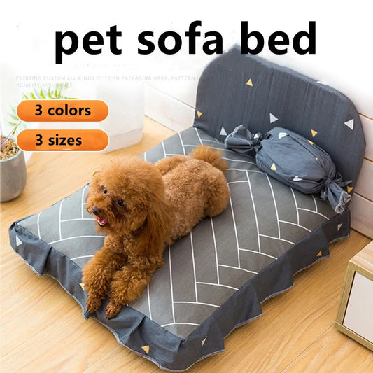 Four Seasons Universal Dog Cat Kennel Fully Removable And Washable Pet Sofa Bed Small And Medium-sized Dog European Dog Bed