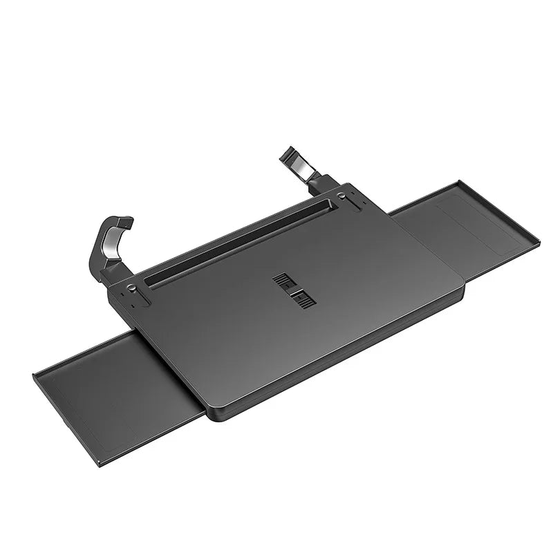 New Car Tray Carbon Fiber Table Food Tray Desk Folding Laptop Desk Auto Steering Wheel Tray Mount Adjustable Water Cup Computer 10kg Weight Bracket Holder Accessories