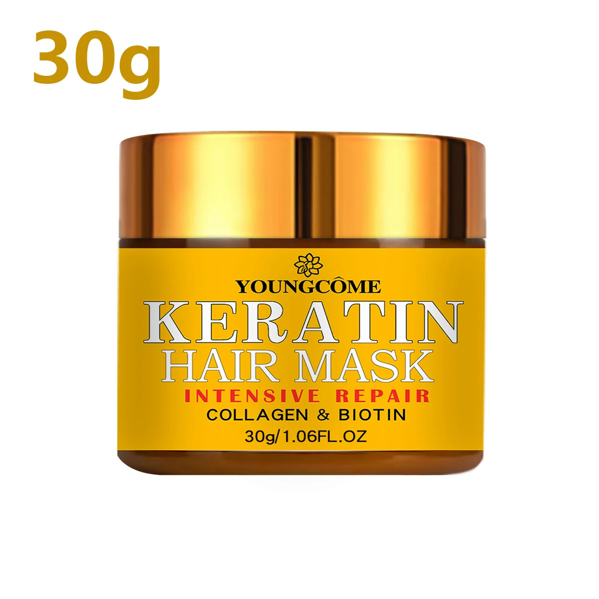 Hair Repairs 60gr Korean Hair Mask Biotin Collagen Keratin Treatment Hairs Conditioner Hair Essential Oil Nourishing for Dry Damaged