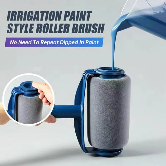 NEW 1PCS Self-Priming Large Fine Hairs Drum Brush Paint Roller, Wall Painting Brush, Latex Paint Wall Brush Wall Paint Roller Tools Home Painting Accessories