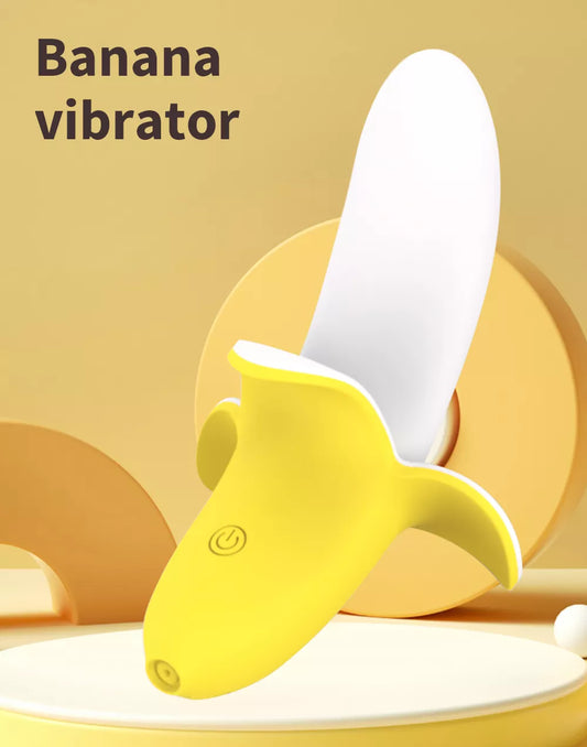 Banana-shaped Clitoral Vibrator G-spot Vaginal Stimulator Soft Silicone Dildo Female Masturbator Cute Adult Sex Toy For Woman