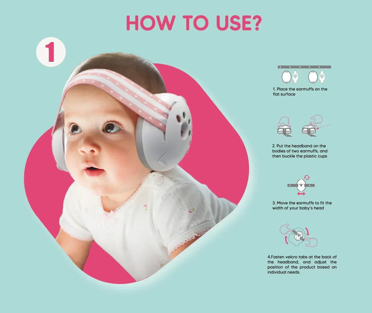 Full Set 4 Colors 2-in-1 New Baby Ear Protection Noise Cancelling Headphones Convertible Design Noise Reduction Earmuffs for Infant Improves Sleep Aid Outdoor Travel Baby Care Supplies