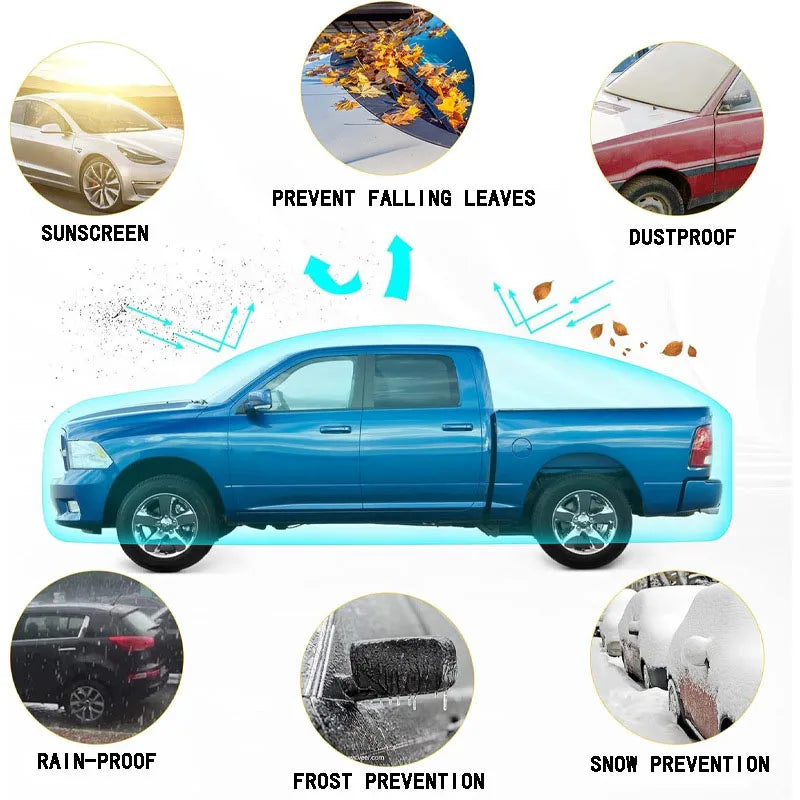 NEW Arrivals Full Car Cover For IX Outdoor Protective Gear-Snowproof, Sunshield, Waterproof and Dustproof Automobile Accessories