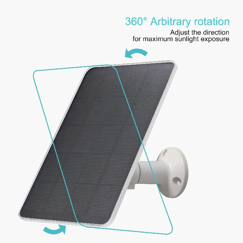 Save Energy 10W 5V Solar Panel Micro Type-C Outdoor Solar Cells Charger Solar Panels for Security Camera Small Home Light System