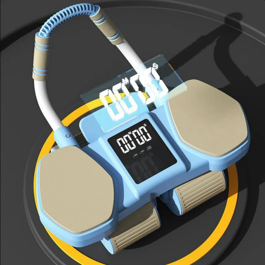 NEW Arrivals Home Gym Automatic-Rebound Belly Roller Elbow Support Abdominal Wheel Belly Digital Display Roller Plank Support Lean AB Training Wheel ABS Sports Supplies