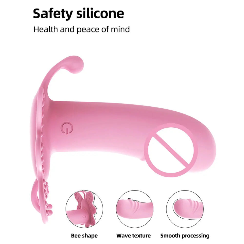 Powerful Wearable Remote Control Vibrator 10 Vibration Frequencies Wireless Panties Dildo Vibrator for Women G Spot Clitoris Stimulator Vagina Massage Erotic Sex Toys Accessories