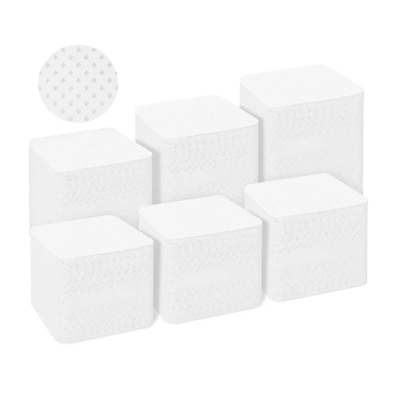 1000 PCS Set White/Pink Color  Lint-Free Nail Wipes Gel Cleansing Tissues Aluminum-Free Nail Polish Remover Pads for Nail Beauty Cleaning Care Tool