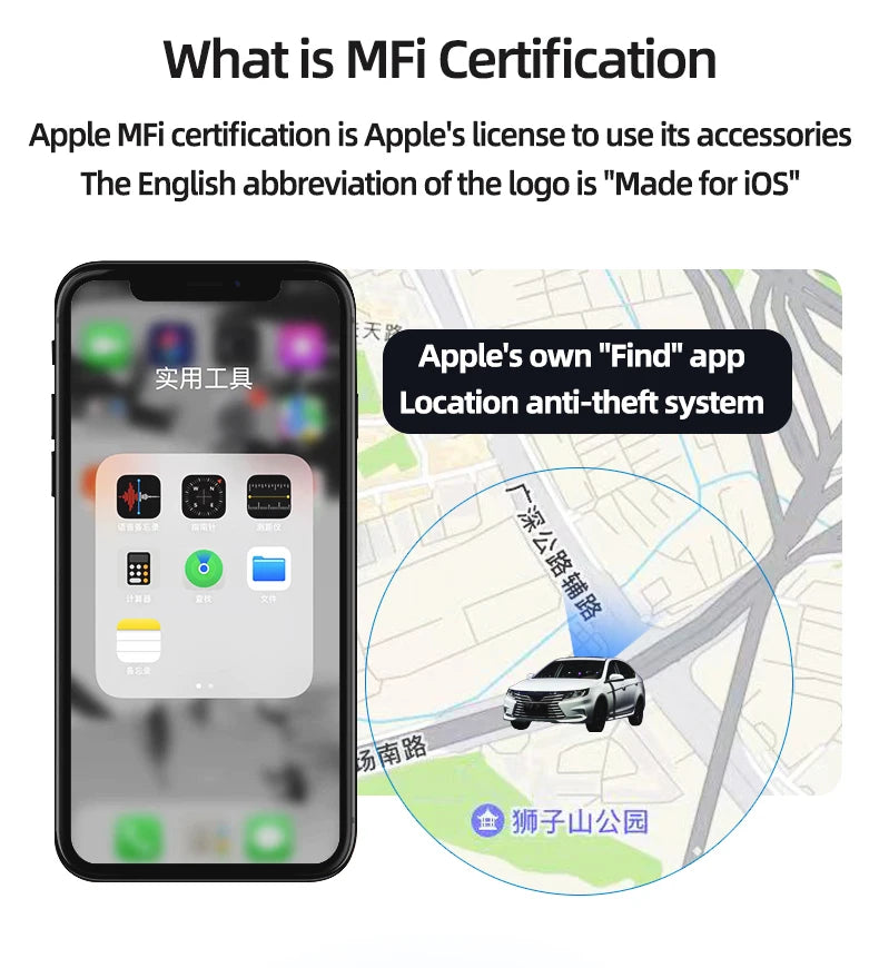 Gps tracker For Car mini OBD GPS Locator Tracker Find My Apple official APP Monitor Anti-lost Device Finder Global Position