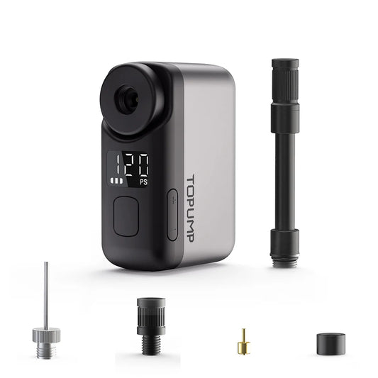 NEW Arrivals TB2 PRO Mini Portable Electric Pump Set for Bike Cordless Tire Inflator 120PSI Max 450mAh Battery with Screen Fast Charging