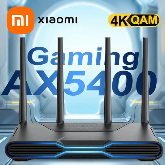 Xiaomi Redmi Gaming Wifi Router AX5400 Mesh Wi-Fi 6 2.5Gbps RGB Lighting Effects Gaming Network Port Game Acceleration Dedicated