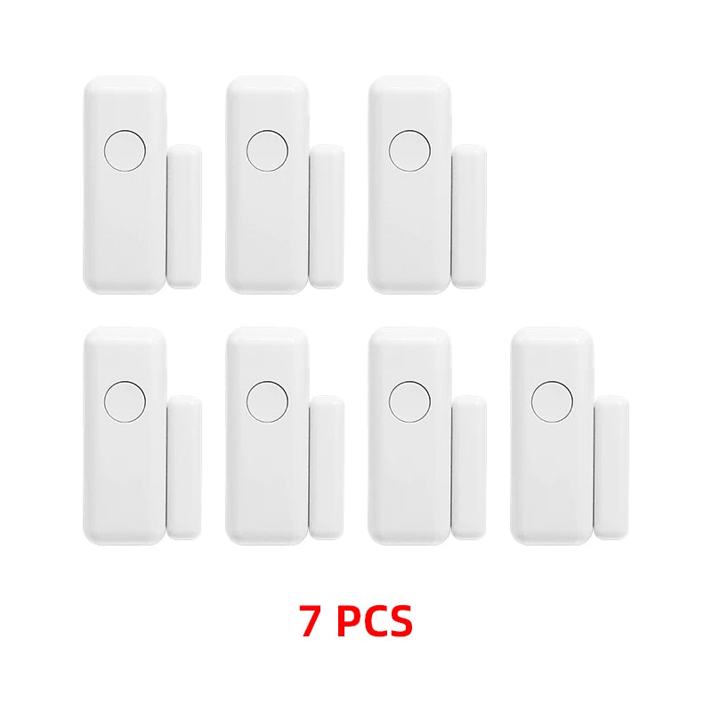 NEW Arrivals 3/5/9 PCS Set 433mhz  TUYA WI-FI App Wireless Window Door Magnet Alarm Sensor Door Detector For Smart Home Security System Security-Protection Home Office Security Supplies