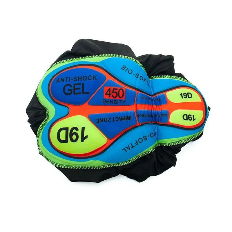 NEW S-4XL Plus Size Mulheres Calções De Ciclismo Esportes Padrão Apertado Bicicleta Shorts Almofada Gel MTB Feminino Shorts Equitação Calças