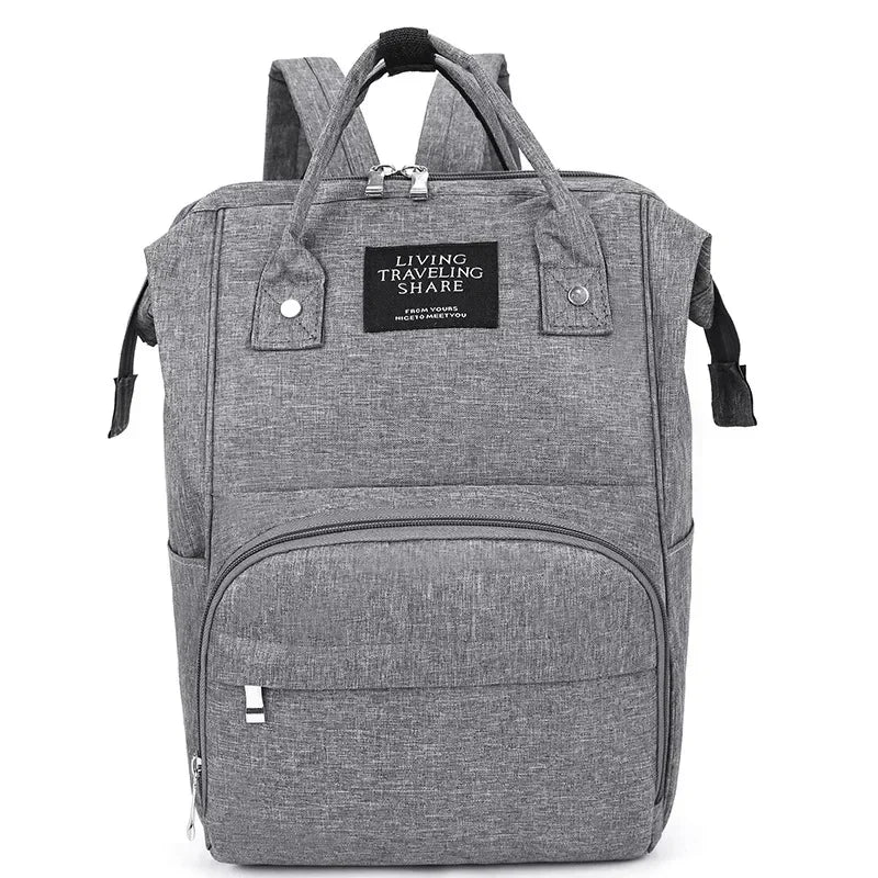 NEW Arrivals Outdoor Travel Nappy Backpack Diaper Bag Milk Bottle Storage Organizer Mummy Large Capacity Bags Mother Baby Multi-Function Waterproof Outdoor Travel Diaper Bags for Baby Care.