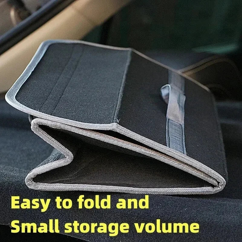NEW Arrivals Car Trunk soft Organizer Felt Storage Box Accessories Large Anti Slip Compartment Boot Storage Organizer Tool Car Storage Bag Cars Accessories