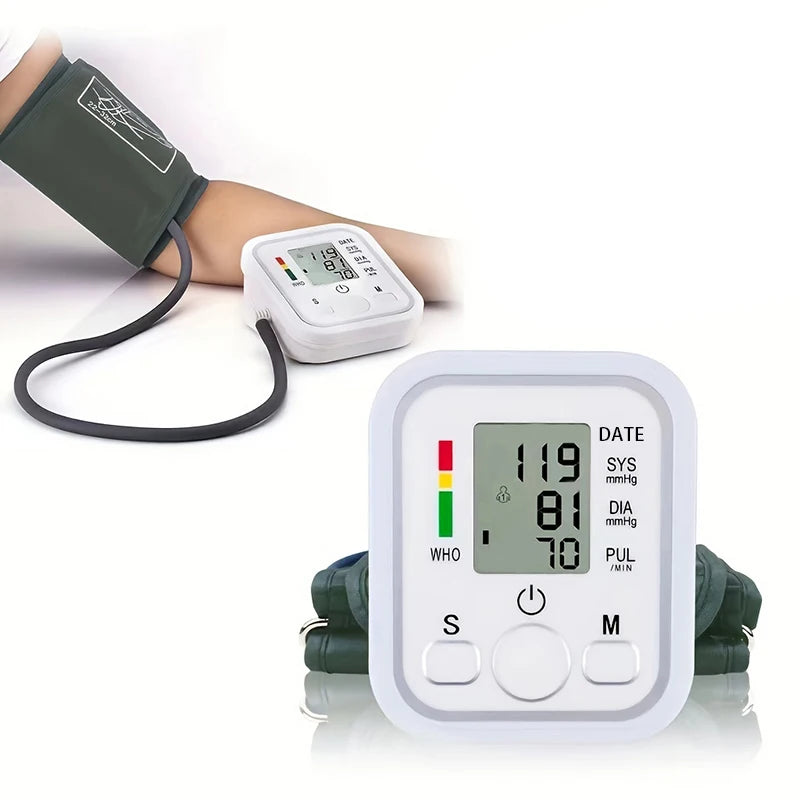 Finger Pulse Oximeter Or Blood Pressure Monitor Kit, Heart Rate SpO2 Saturation Meter Home Medical Device Health Care Supplies