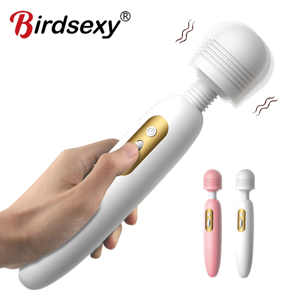 Wireless Dildos AV Vibrator Magic Wand for Women Clitoris Stimulator USB Rechargeable Massager Goods Sex Toys for Adults 18