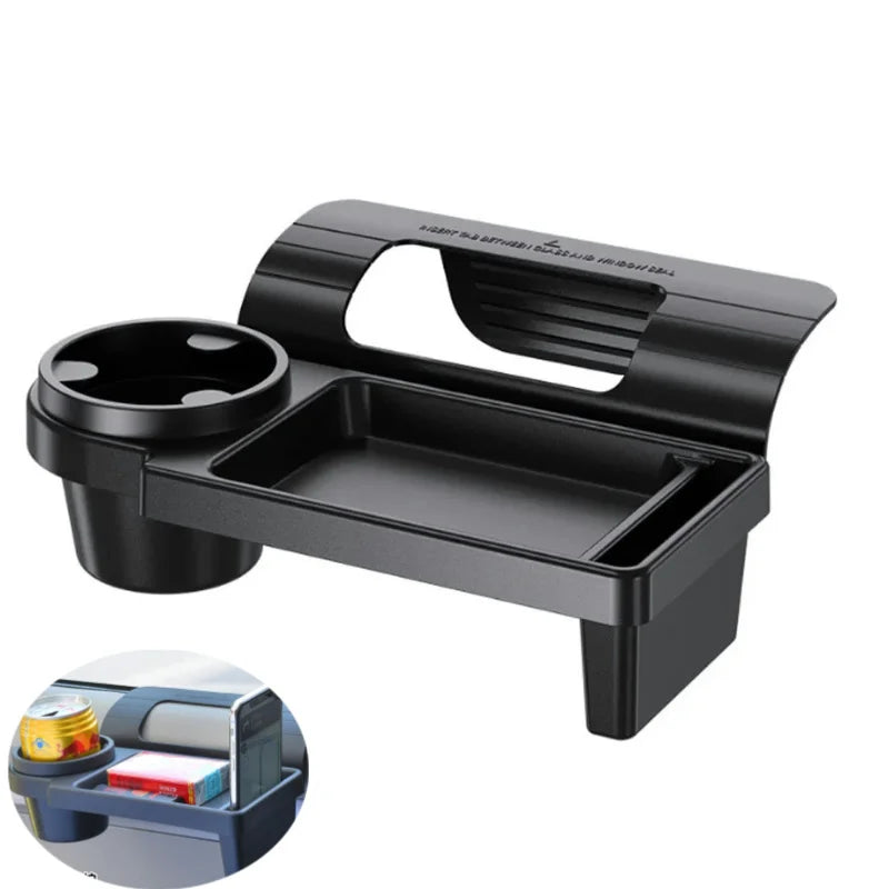 NEW Arrivals Car Organizer Box with Cup Holder Drink Holder Multifunctional Side Door Window Phone Slot Hanging Storage Rack for Vehicle Cars Accessories