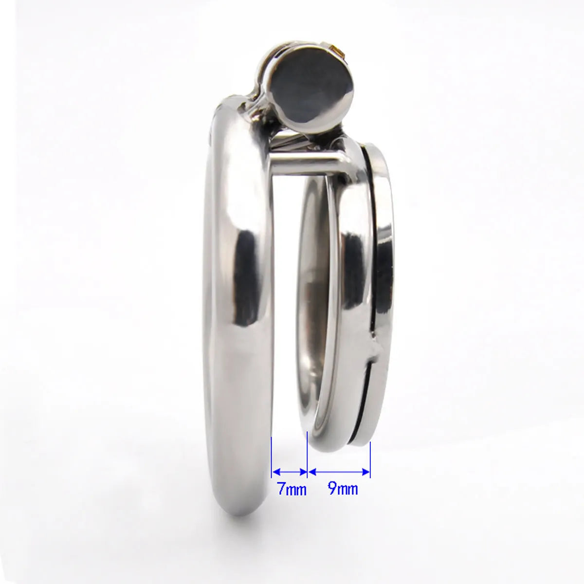 Adult Male Slave Super Mini Chastity Cage Stainless Steel Chastity Device Penis Cage Cock Ring With Lock Sex Toys For Men BDSM Sissy