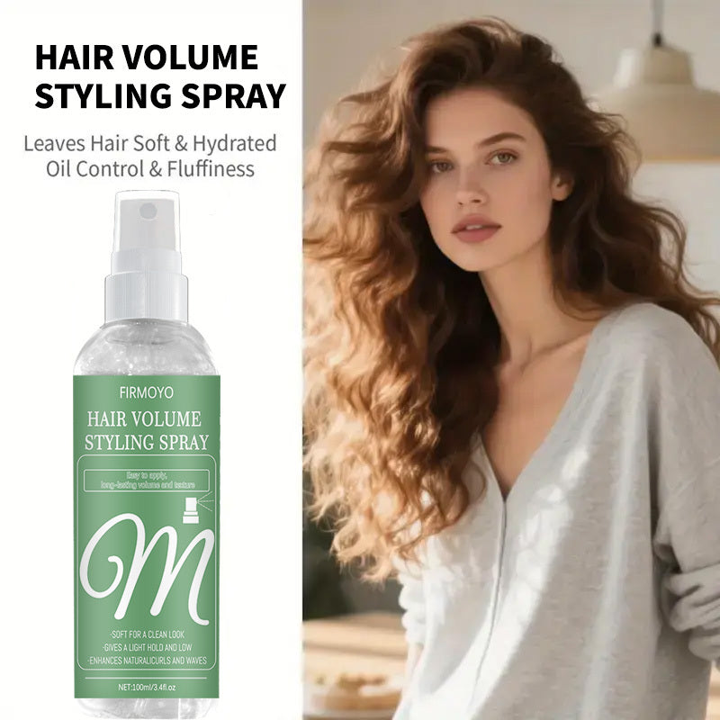 Keratin Volume Styling Spray, suitable for all hair types, fast styling, long-lasting and firm, with keratin and glycerin, mild and non-irritating ingredients, anti-sweat, oil control, nourishing and moisturizing, daily care,