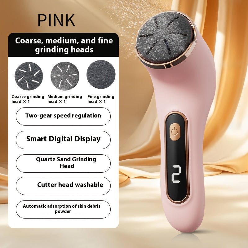 Electric Feet Callus Removers Rechargeable, Portable Electronic Foot File Pedicure Tools, Electric Callus Remover Kit, Professional Pedi Feet Care for Dead Skin, Hard Cracked Dry Skin Ideal Gift Electric Foot Repair Machine
